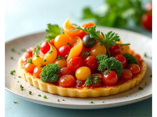 Variété de plats végétariens colorés et inventifs